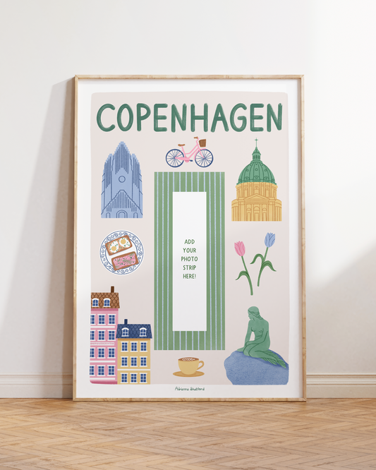 Copenhagen Photobooth Print | Travel Print | Photobooth Print