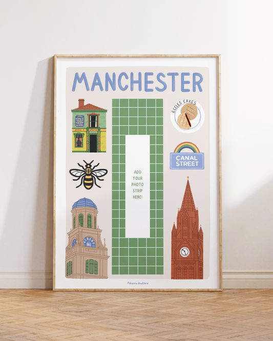 Manchester Photobooth Print | Travel Print | Photobooth Print