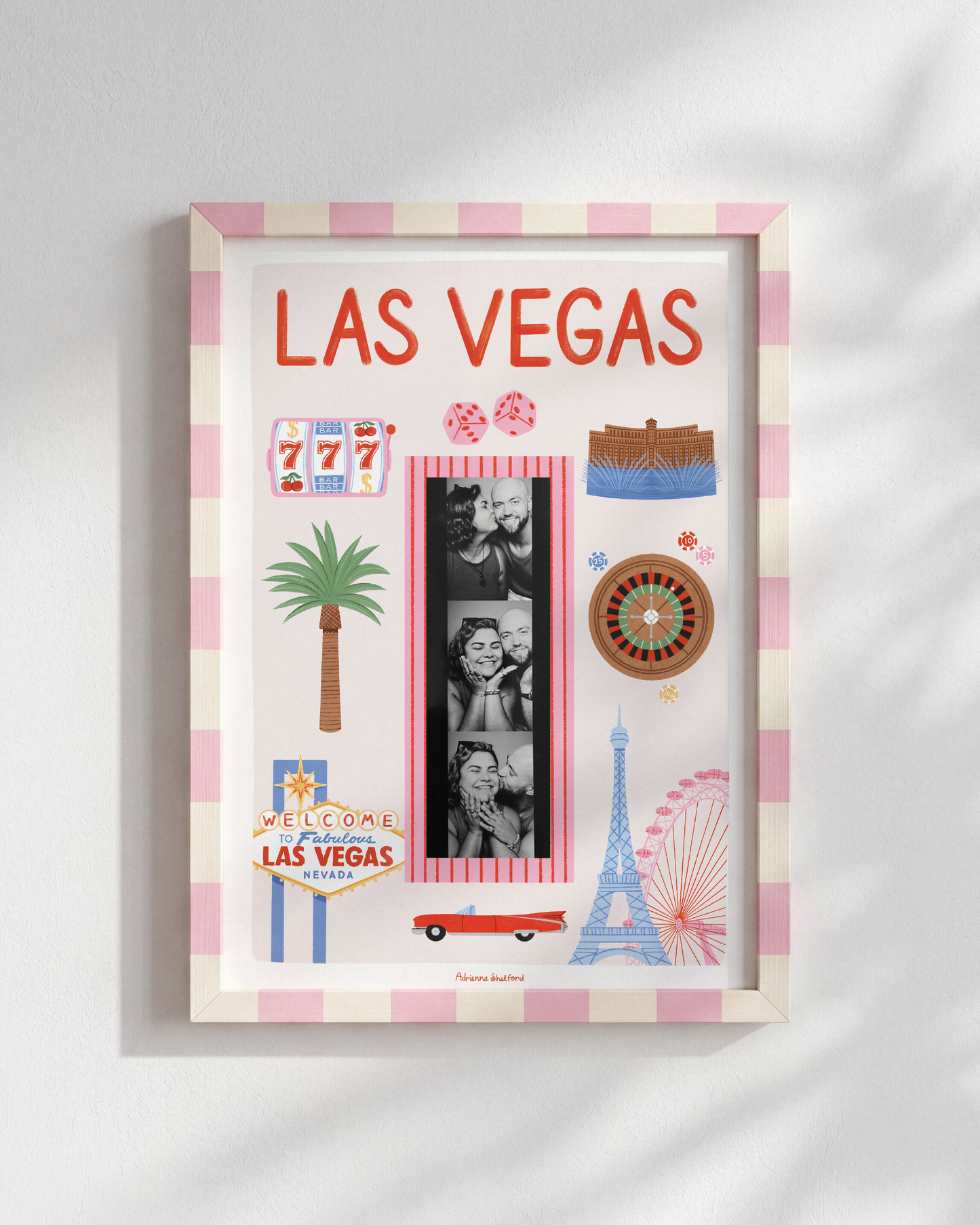 Las Vegas Photobooth Print | Travel Print | Photobooth Print