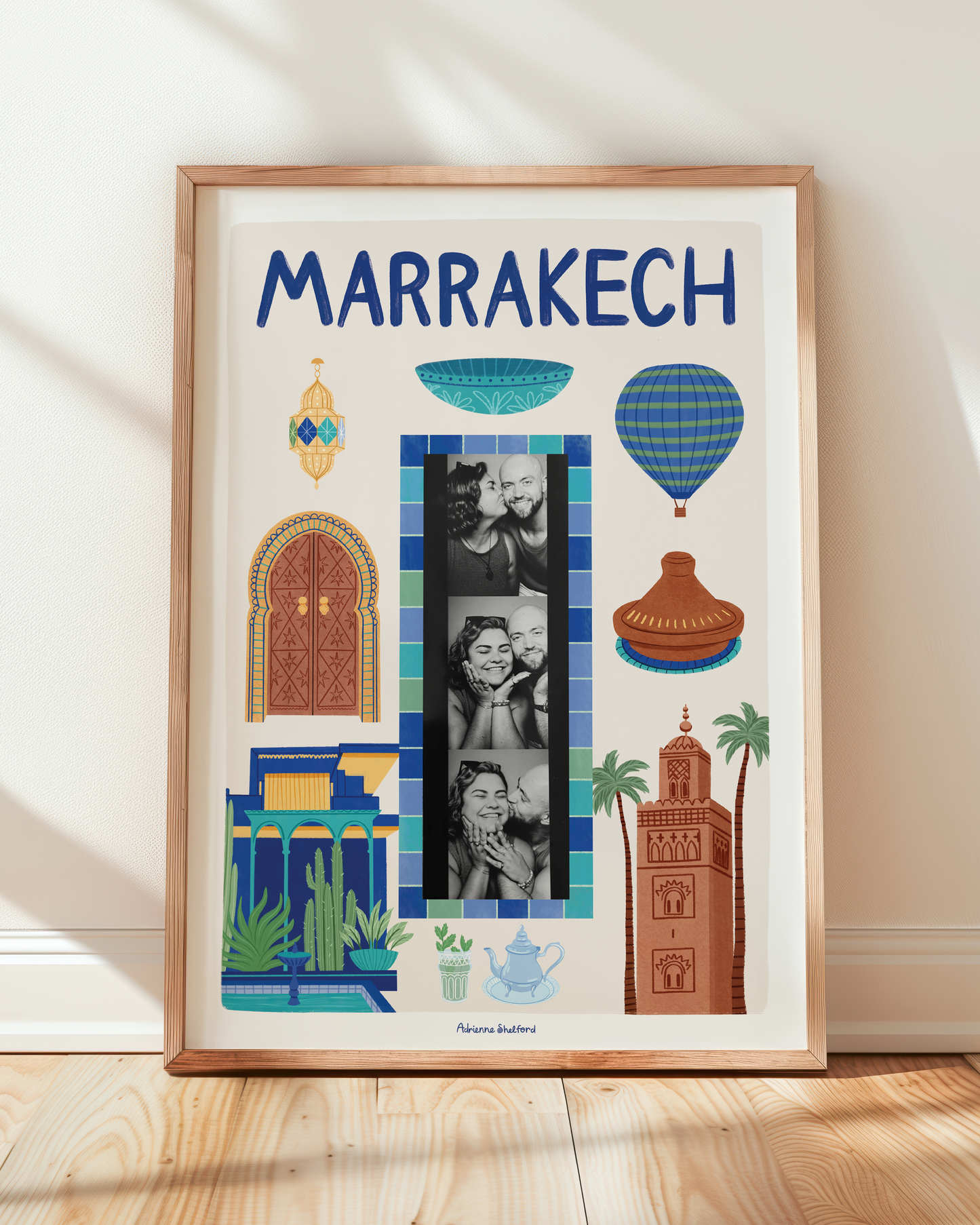 Marrakech Photobooth Print | Travel Print | Photobooth Print