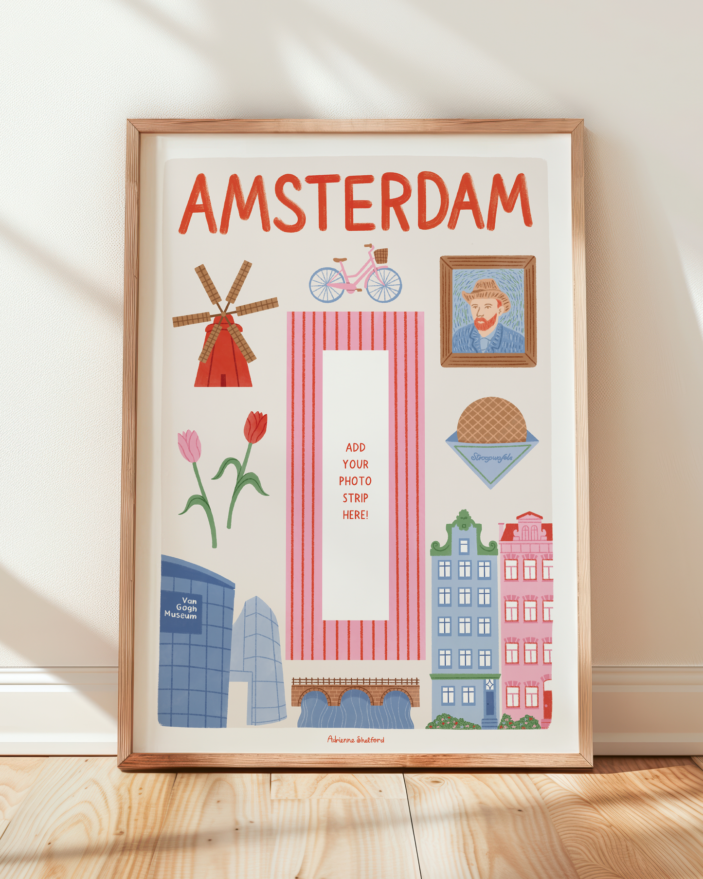 Amsterdam Photobooth Print | Travel Print | Photobooth Print