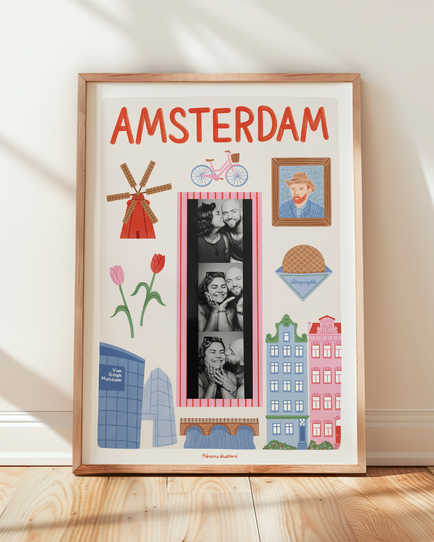 Amsterdam Photobooth Print | Travel Print | Photobooth Print