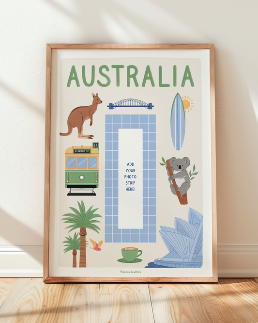 Australia Photobooth Print | Travel Print | Photobooth Print