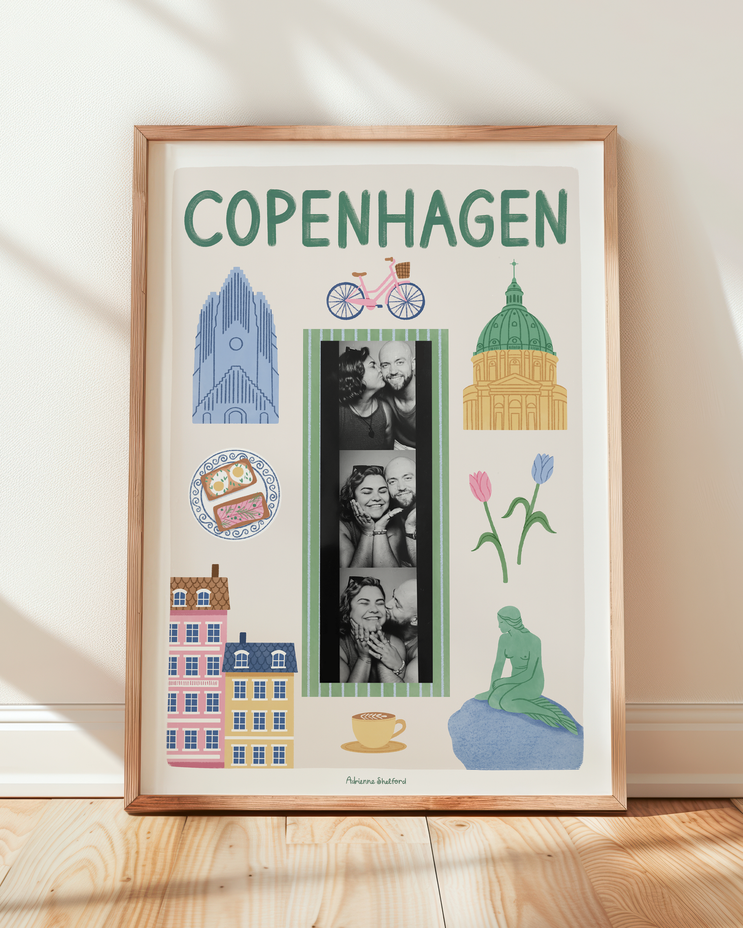 Copenhagen Photobooth Print | Travel Print | Photobooth Print