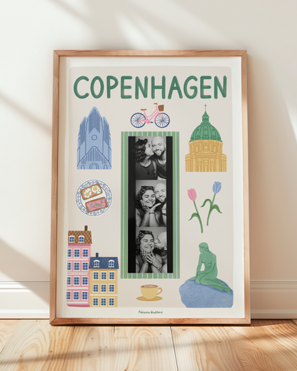 Copenhagen Photobooth Print | Travel Print | Photobooth Print