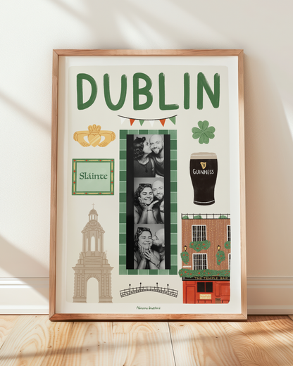 Dublin Photobooth Print | Travel Print | Photobooth Print