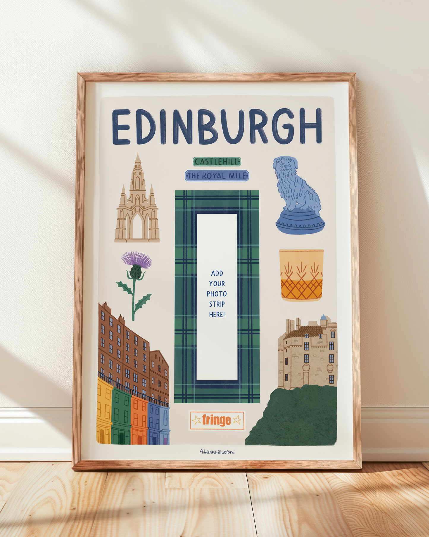 Edinburgh Photobooth Print | Travel Print | Photobooth Print