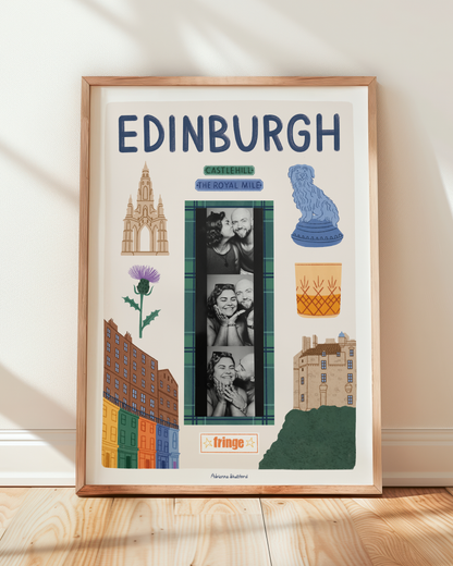 Edinburgh Photobooth Print | Travel Print | Photobooth Print