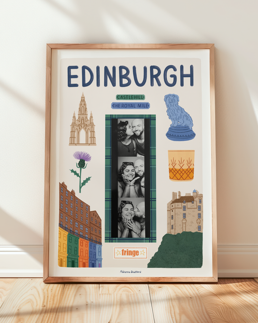 Edinburgh Photobooth Print | Travel Print | Photobooth Print