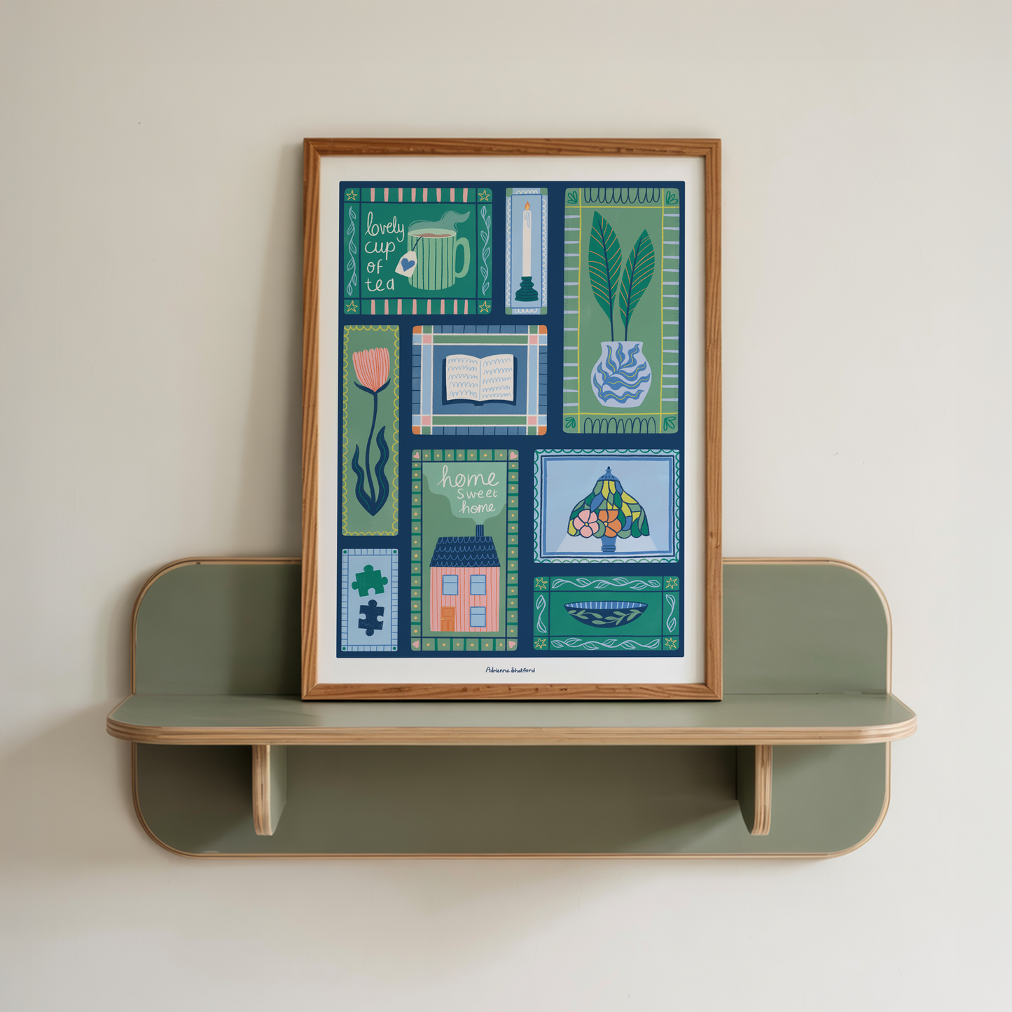 Home Sweet Home | Home Print | Cosy Wall Art