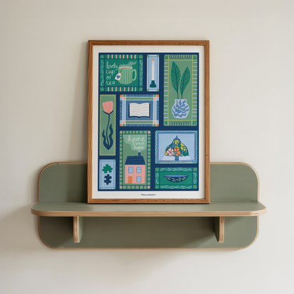 Home Sweet Home | Home Print | Cosy Wall Art