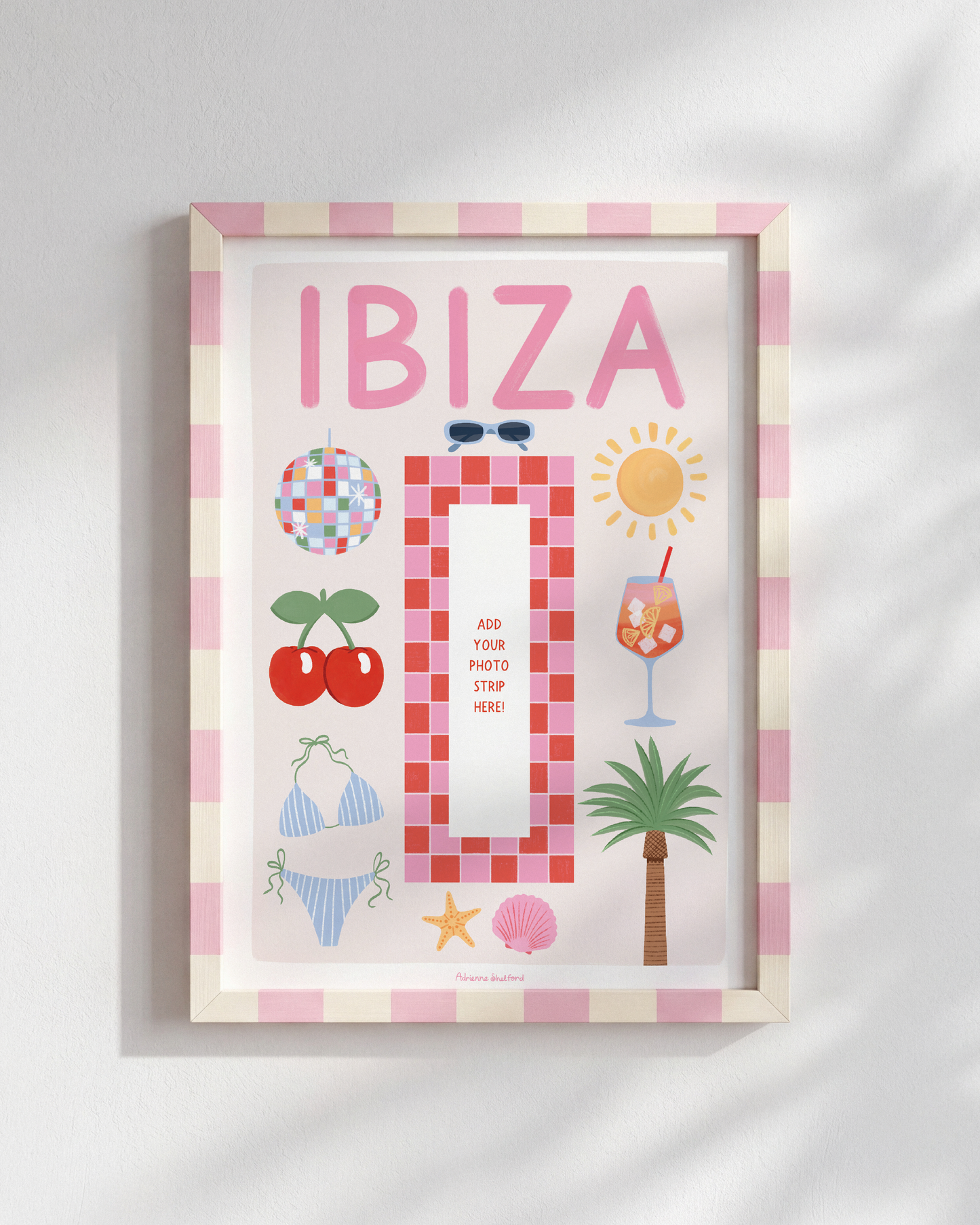 Ibiza Photobooth Print | Travel Print | Photobooth Print