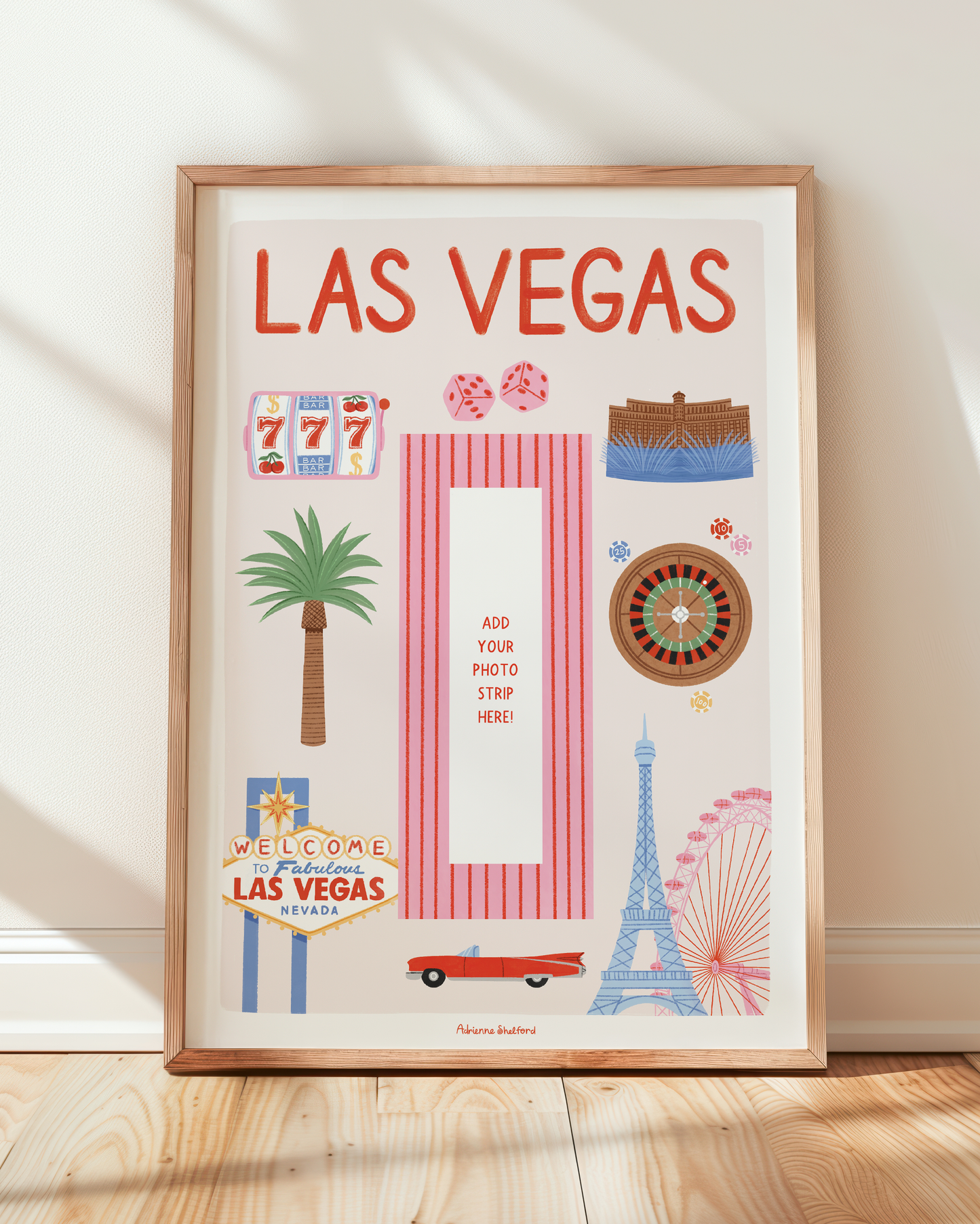 Las Vegas Photobooth Print | Travel Print | Photobooth Print