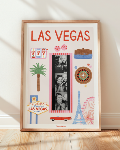 Las Vegas Photobooth Print | Travel Print | Photobooth Print