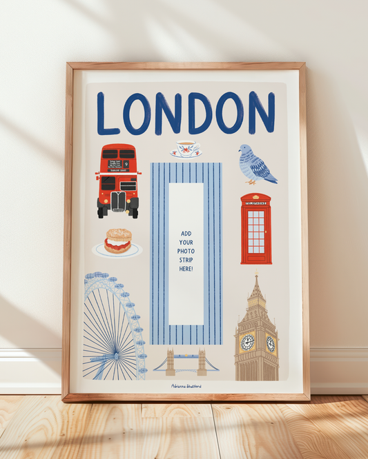 London Photobooth Print | Travel Print | Photobooth Print