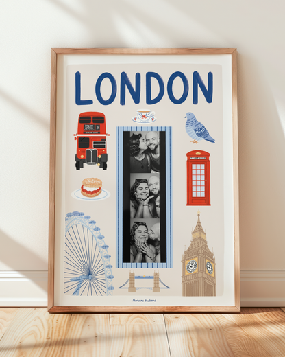 London Photobooth Print | Travel Print | Photobooth Print