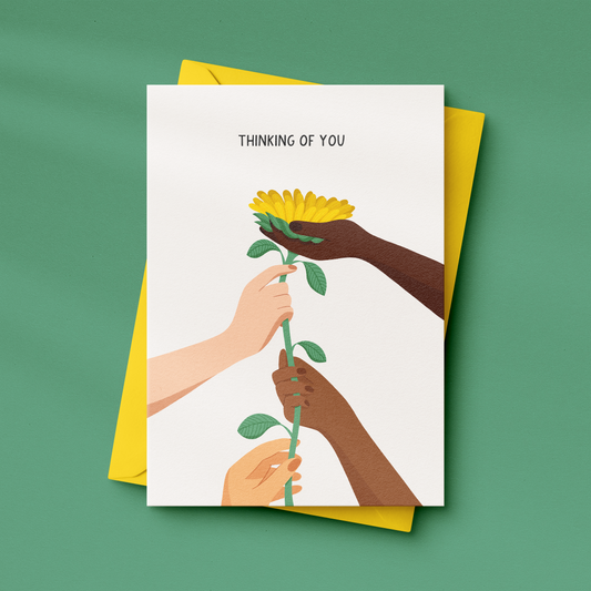 Thinking of You Greeting Card | Sunflower Card