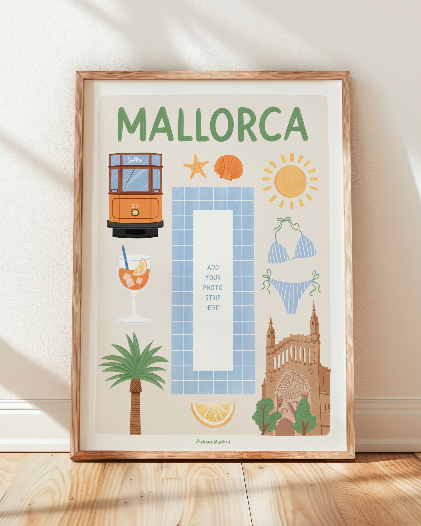 Mallorca Photobooth Print | Travel Print | Photobooth Print