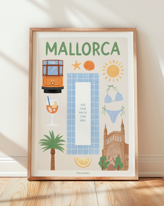 Mallorca Photobooth Print | Travel Print | Photobooth Print