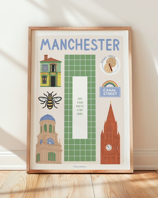 Manchester Photobooth Print | Travel Print | Photobooth Print