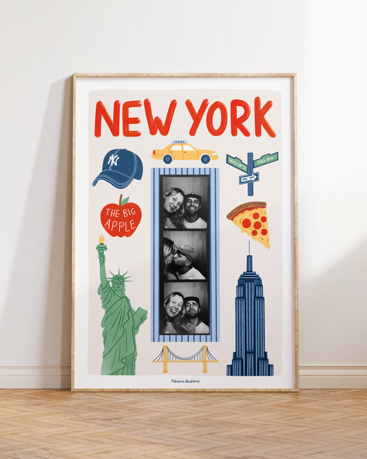 New York Photobooth Print | Travel Print | Photobooth Print