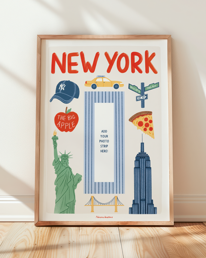 New York Photobooth Print | Travel Print | Photobooth Print