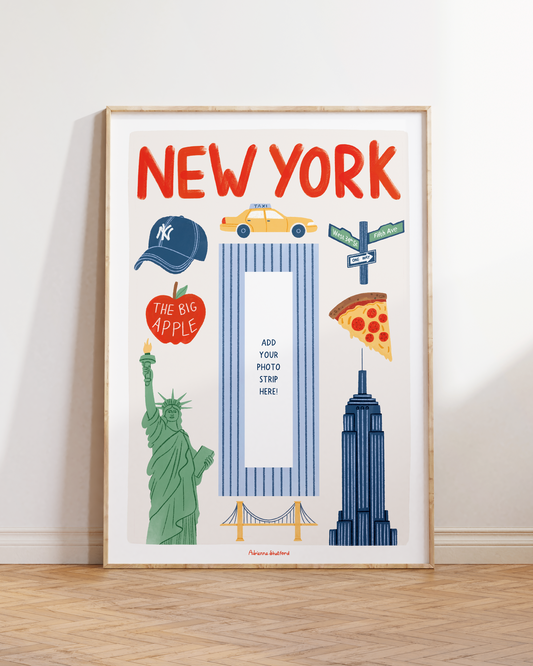 New York Photobooth Print | Travel Print | Photobooth Print