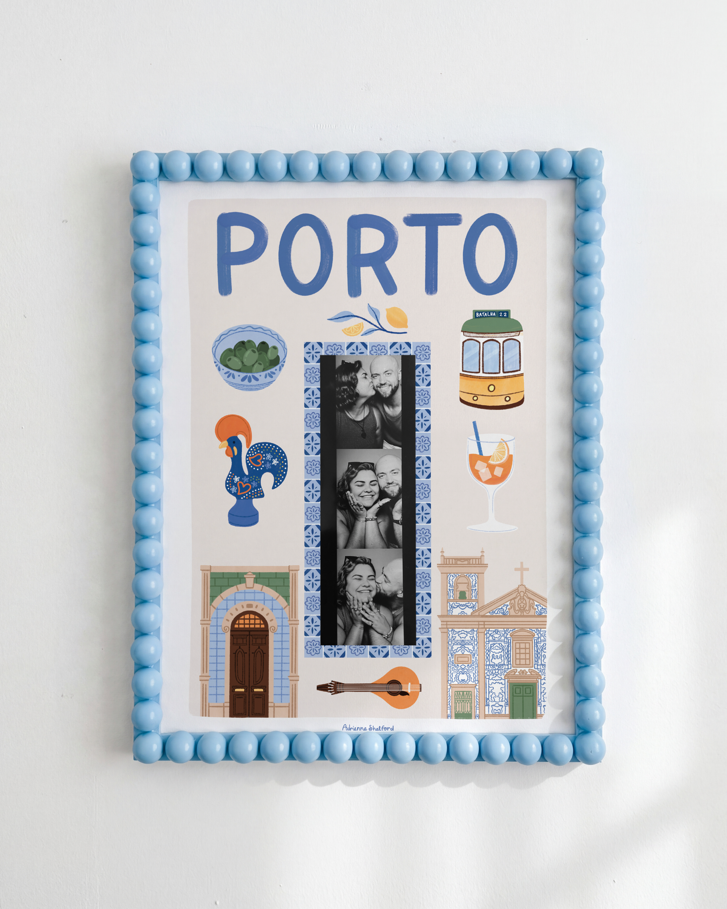 Porto Photobooth Print | Travel Print | Photobooth Print