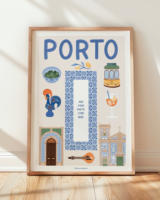 Porto Photobooth Print | Travel Print | Photobooth Print