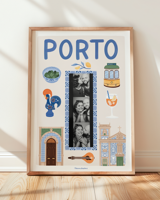 Porto Photobooth Print | Travel Print | Photobooth Print