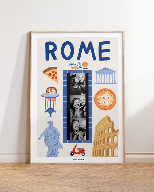 Rome Photobooth Print | Travel Print | Photobooth Print