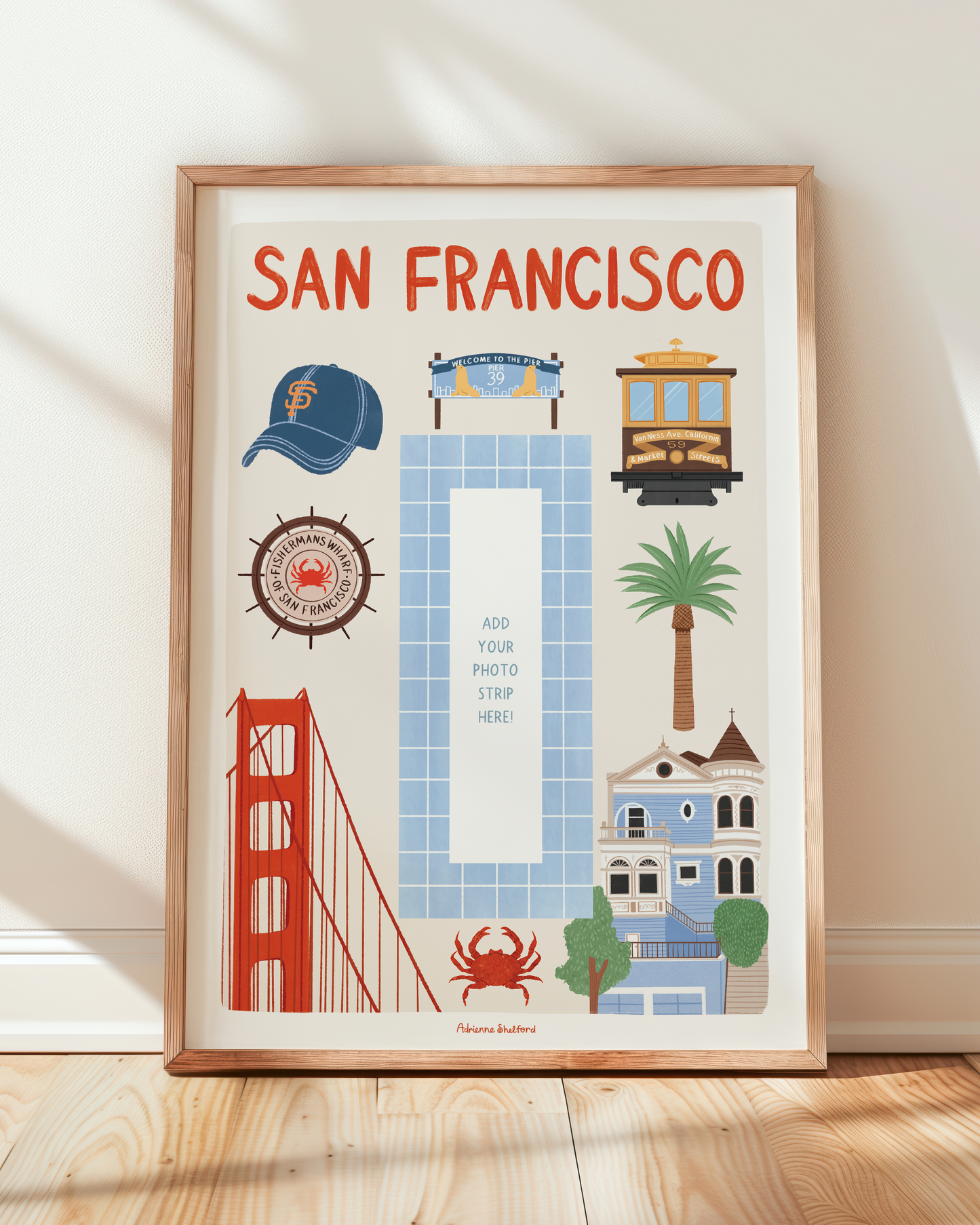 San Francisco Photobooth Print | Travel Print | Photobooth Print