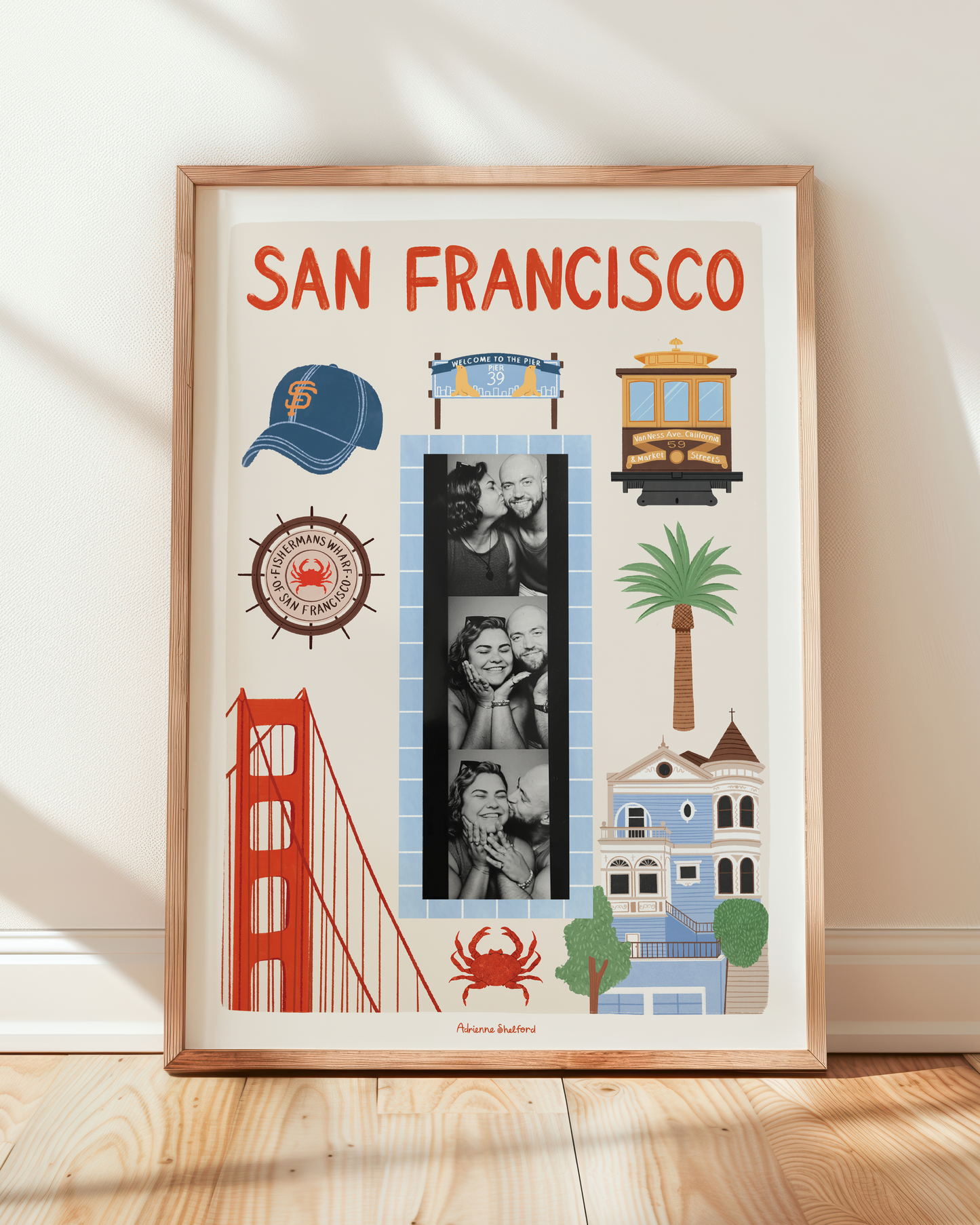 San Francisco Photobooth Print | Travel Print | Photobooth Print