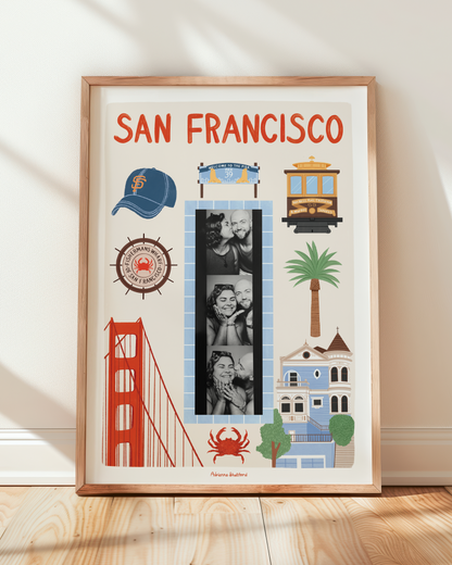 San Francisco Photobooth Print | Travel Print | Photobooth Print