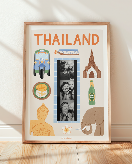 Thailand Photobooth Print | Travel Print | Photobooth Print