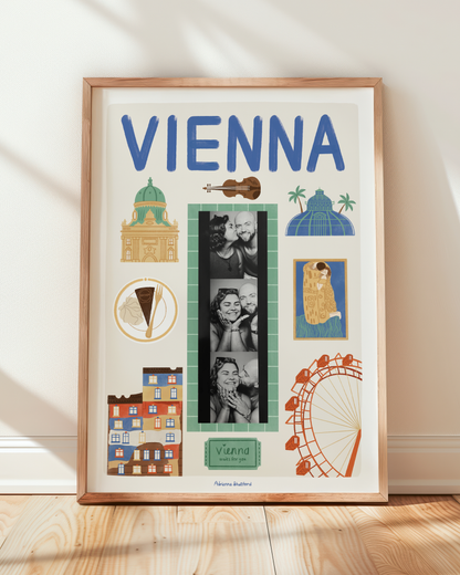 Vienna Photobooth Print | Travel Print | Photobooth Print